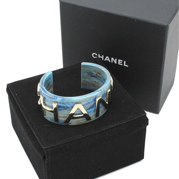 Chanel Handbags - Chanel Gold-Tone Coco Mark Logo Bangle #105101C79B